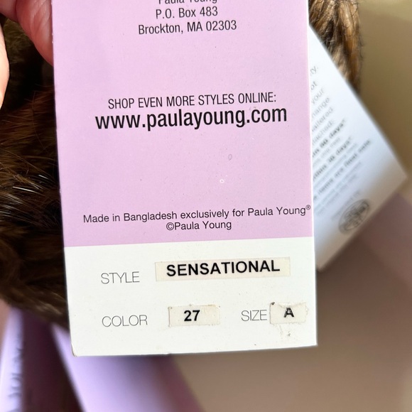 Lot Of 2 Paula Young Wigs Sensational Style Size A Color #27 Light Auburn In Box - Picture 12 of 16